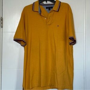 Tommy Hilfiger Men's Yellow Polo Shirt